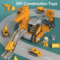 DIY ก่อสร้างรถบรรทุกของเล่น,Take Apart วิศวกรรมยานพาหนะไฟฟ้าเจาะ,Excavator ของเล่นสำหรับของขวัญเด็กสำหรับเด็ก