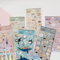 【YF】☌☫☂  Korean Import Original Nekoni Stickers Scrapbooking Diy Sticker Supplies Prizes