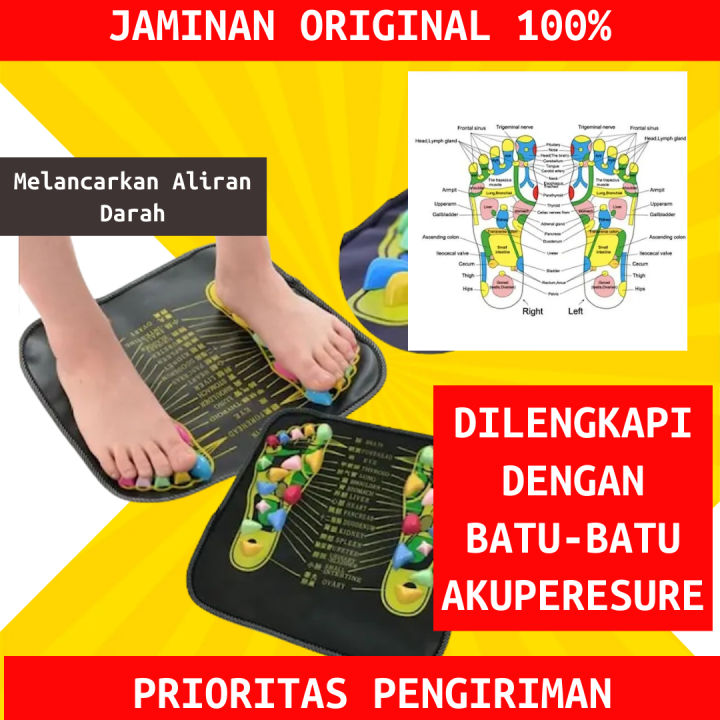 Matras Pemijat Kaki Keset Alat Terapi Telapak Pijat Refleksi Kaki Peredaran Darah Lancar 6756