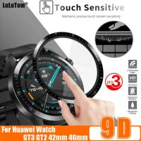 For Huawei Watch GT 3 2 GT3 GT2 Pro 42mm 46mm Smart Watch Screen Protector Cover 9H 20D Curved Edge Tempered Glass Accessories Wires  Leads Adapters