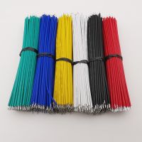 100Pcs/lot 24AWG Breadboard Jumper Wires Cable Double-head Tinned PCB Solder Cable Flexible PVC Electronic Wire 10CM Wires Leads Adapters