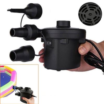 SP 110V-240V Electric Air Pump Inflatable Boat Pool Bed Mattress Deflator Inflator