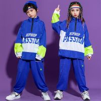 [COD] Childrens foreign style hip-hop bboy childrens loose printing clothes girls dance costumes boys sports