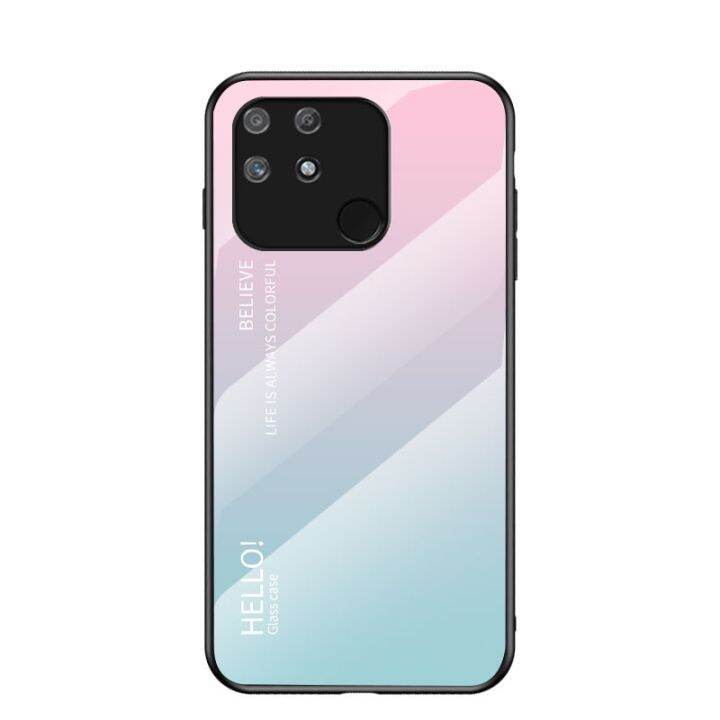 สำหรับ-realme-narzo-50a-เคสโทรศัพท์-realme-narzo-50a-กระจกเทมเปอร์เคสกรอบ-tpu-แบบนุ่มป้องกันแบบแข็งกันกระแทกแฟชั่นฝาหลัง