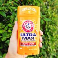 Arm &amp; Hammer Ultra Max Advanced Sweat Control Active Sport Antiperspirant Deodorant 73g ผลิตภัณฑ์ระงับกลิ่นกายใต้วงแขน