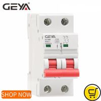 GEYA GYM8 Double Pole Din Rail MCB 4.5KA Miniature Circuit Breakers 63A AC Type with CE CB SEMKO Certificate