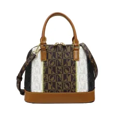 Bonia Siria Monogram Small Satchel Bag 860381-012