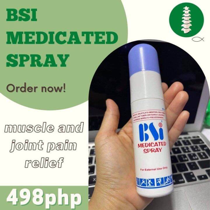 PT STUFF BSI MEDICATED SPRAY for pain relief and any muscle pain
