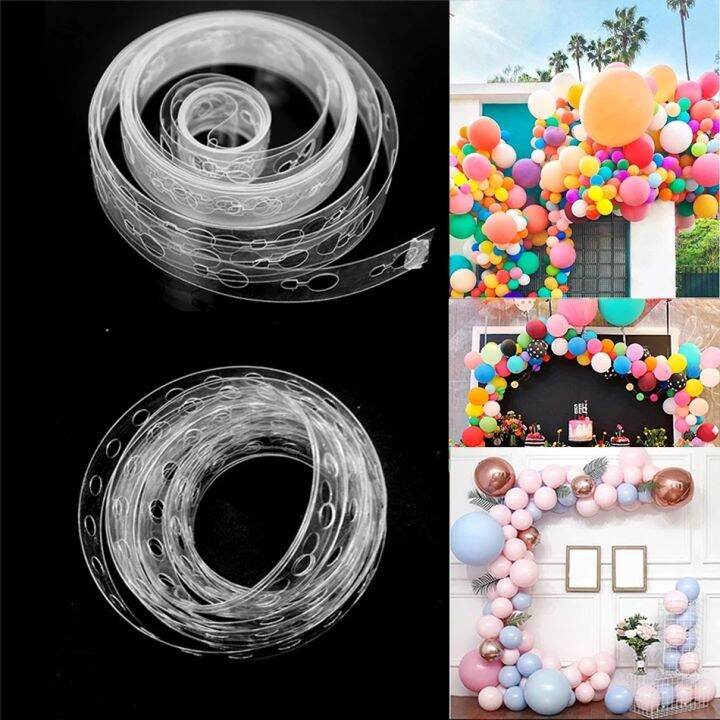 【Ready Stock】 5m Balloon Chain Tape Arch Connect Strip for Wedding