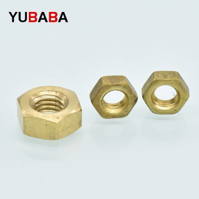 Copper Hexagonal Nut Brass Hex Nuts DIN934 M1.6 M2 M2 M3 M4 M5 M6 M8 M10