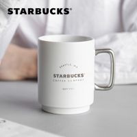 Starbuck Classic Cup 10th Anniversary Black Gold Mug With Lid Spoon Astronaut Bear Dazzling White Coffee Cup
