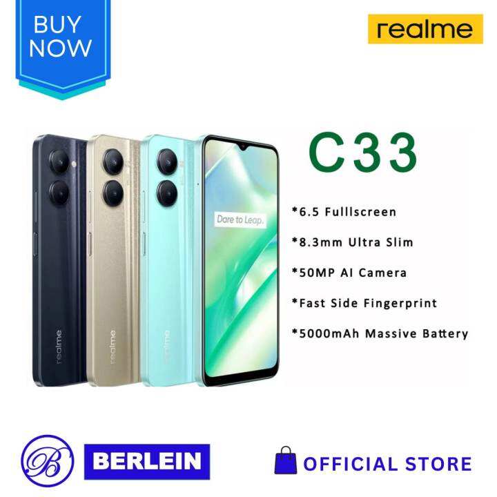 realme c33 battery mah