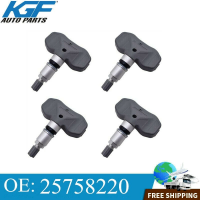 4 TPMS ยางความดันการตรวจสอบเซ็นเซอร์25758220พอดี Cadillac STS XLR Chevy เรือลาดตระเวน