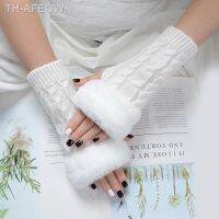 【hot】◐  Color Students Write Keep Warm Korean Knitting Fingerless Protection Hand Hair Mouth Hemp Gloves