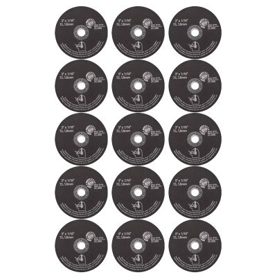 15Pcs 3inch 75mm Cut Off Wheel Resin Cutting Disc Fiber Circular Saw Blades for Metal Cutting 75X1.6X10mm