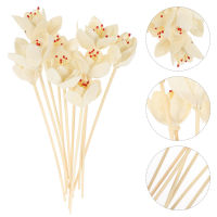 HAOYUNLA 10pcs Flower Reed diffuser s diffuser เติมน้ำมันหอมระเหยแท่งสำหรับสปา