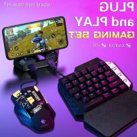 【แป้นพิมพ์】 [คีย์บอร์ดและเมาส์เล่นเกมมือถือ] Pubg Mobile Gamepad Call of Duty Bluetooth Android PUBG Controller Mobile Controller Gaming Keyboard Mouse Converter Dock สำหรับ Android และ IOS