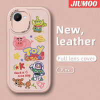 JIUMOO เคสสำหรับ Realme C30 C30s Narzo 50i Prime Case การ์ตูนหุ่นยนต์ของเล่นน่ารักดีไซน์ใหม่รูปแบบกันกระแทกเคสซิลิโคนเคสใส่โทรศัพท์หนังนิ่มเลนส์กล้องถ่ายรูปเคสป้องกันรวมทุกอย่าง