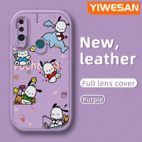 YIWESAN เคสสำหรับ Huawei Y9 2019 P Smart Z Honor 9X ลายการ์ตูนน่ารักดีไซน์ใหม่ Pochacco เคสซิลิโคนแบบหนังกันกระแทกคลุมทุกส่วนเคสป้องกันเลนส์กล้องเคสนิ่มบางแฟชั่น