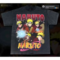 เสื้อยืดผ้าฝ้ายเสื้อยืดผ้าฝ้าย เสื้อ Naruto รวมตัวละคร