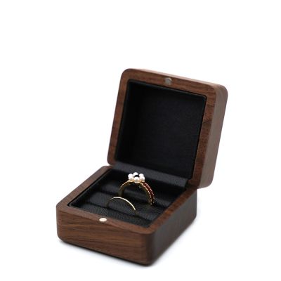 Wood Square Box Jewelry Organizer Wood Jewelry Box Wood Box Jewelry Box Wood Square Jewelry Box Wedding Ring Box
