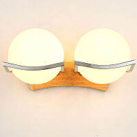 Nordic Sconce Wall Lights Wood Led Wandlamp Glass Lamp luminaria Modern Loft decor Bedroom Hallway Lights Fixtures AC90-260V