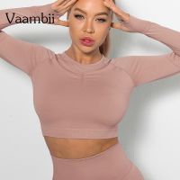 Seamless Sport Yoga Top Long Sleeve Fitness Yoga Shirt Woman Crop Sports Top Activewear Gym Clothing For Women Workout Clothes