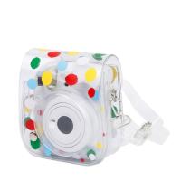 【LZ】▩☼卐  Fujifilm Bolsa de proteção transparente câmera bolinhas coloridas das meninas aplicável a Fujifilm Mini12 11 Novo