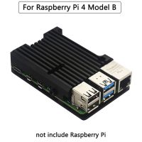 【☊HOT☊】 fuchijin77 Raspberry Pi 4 Model B เคสพัดลมคู่อะลูมิเนียมอัลลอย Cnc กรอบหุ้มโลหะ4สีพร้อมอ่างความร้อนสำหรับ Raspberry Pi 4b/3b/3b