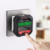 HT107 Outlet Socket Tester Digital Plug AC Voltage Detect 30mA RCD Test Polarity Phase Check Circuit Checker Bicolor Backlight
