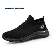 Skechers_รองเท้าผ้าใบผู้ชายทรงสูง Elite Flex - Karnell Mens Casual Shoes สเก็ตเชอร์ส รองเท้า ผู้ชาย Ultra Flex 3.0 Sport Shoes 223458-BBK