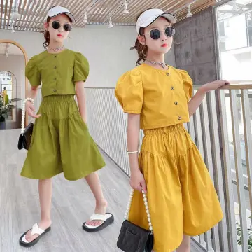 Boutique Outfits Teenagers Kids Clothes Suit Light Summer Korean