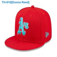 ✚✘┇ Donna Reed Plate cap American Oakland athletics hip-hop fashion mens and womens flat hat green baseball cap cap