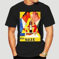 Suze Artist Mayer Switzerland C 1955 Vintage Advertisement 61933 Black Tshirt Small 6616X Gildan