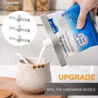 Food Bag Clips Kitchen Storage Food Sealing Tongs Moisture-Proof Clamp Fresh Keeping Sealing Clip Pour Food Storage Bag Clip