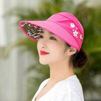 【Hot Sale】 Outdoor sun visor hat ladies sunscreen empty top fashion foldable summer lig ht