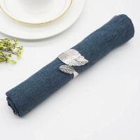 Leaf Napkin Rings Set Of 12 Leaves Napkin Rings For Table Setting Metal Leaf Napkin Holder Rings Silver