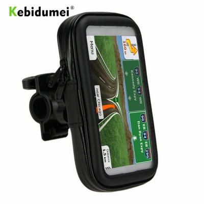 kebidumei Waterproof Motorcycle Phone Holder Bike Mobile Support Bag for Mobile Phone Mount Stand Universal