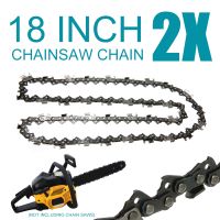 2pcs 18 inch Chainsaw Saw Chain Blade Pitch .325 0.058 Gauge 72DL Replacement Hardware Tools Chains