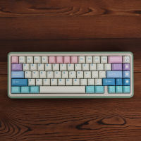 GMK Fairy Gradual Change ขนาดใหญ่ชุดปุ่มกด PBT ความร้อนระเหิดเชอร์รี่ความสูงเดิม Adaptive Mechanical Keyboard