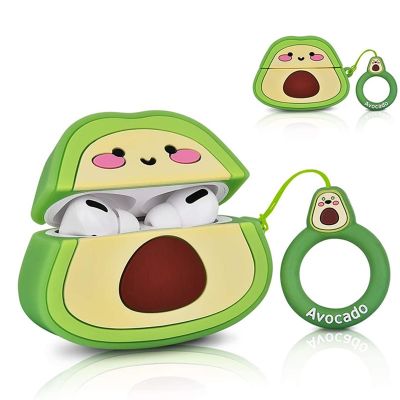 3D Cute Cartoon Avocado Silicone Case For Airpods Pro 2022 Wireless Bluetooth Earphone Charging Box Cover For Airpods 1 2 3 2021