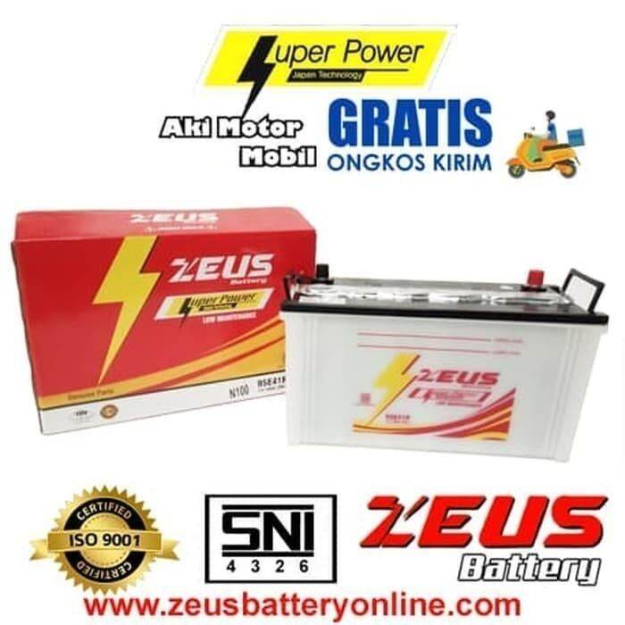 Aki Mobil Taft Dyna Genset Hardtop N100 / 95E41R Zeus Basah 100Ah