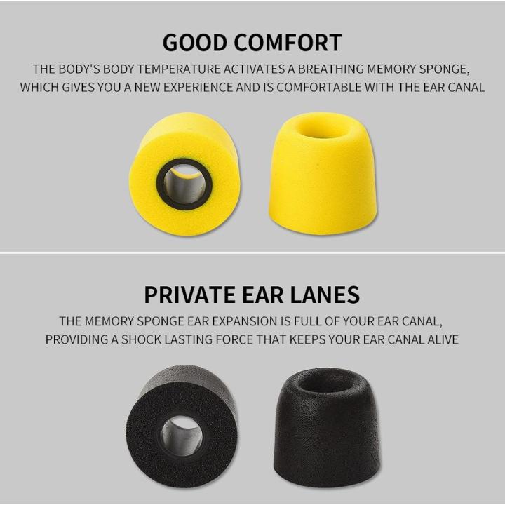 qkz-ต้นฉบับ-t400โฟมจำรูปจุกโฟมหูฟังจุกหูฟังจุกหูฟังสำหรับอินเอียร์ทุกชุดหูฟัง