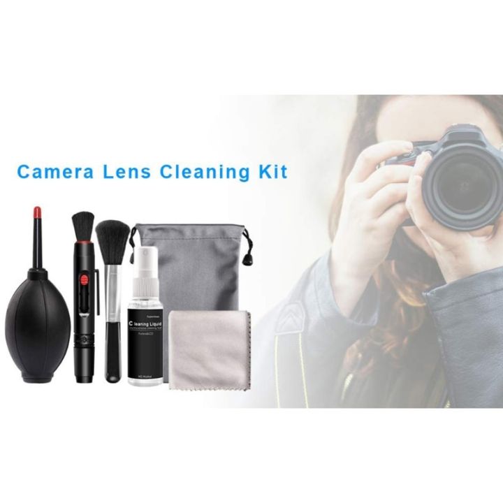 ชุดทำความสะอาดกล้อง6ใน1เครื่องมือเลนส์กล้องดิจิทัล-dslr-แบบมืออาชีพทำความสะอาดกล้องสำหรับเลนส์เซนเซอร์-b-สำหรับ-sony-fujifilm-nikon-canon