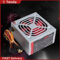 เครื่องสำรองไฟคอมพิวเตอร์200W แหล่งจ่ายไฟ ATX สูงสุด450W 4Pin 2สำหรับพีซีตั้งโต๊ะ SATA