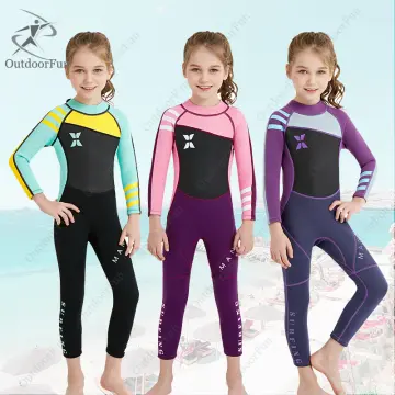 SG Stock] Thermal Swimwear Kids 2.5mm Neoprene Swimsuit UPF50+ UV  Protection Swim Suit Children Boy Girl Wetsuit Surf Dive