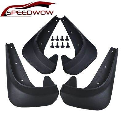 SPEEDWOW 4ชิ้น/เซ็ต Universal รถด้านหน้าด้านหลัง Mudflaps Mud Flaps Flap Splash Guards Mudguard สำหรับยานพาหนะส่วนใหญ่รถอุปกรณ์เสริม