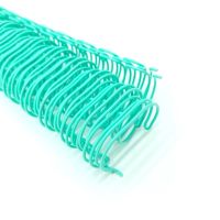 19.1mm 50pcs Metal YO Double Coil Calendar Binding Coil Notebook Spring Book Ring Wire O Binding A4 Binders Double Wire Binding