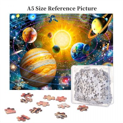 Ringed Solar System Wooden Jigsaw Puzzle 500 Pieces Educational Toy Painting Art Decor Decompression toys 500pcs