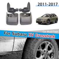 แผ่นบังโคลนรถยนต์4ชิ้นสำหรับ Subaru XV Crosstrek 2011 ~ 2017บังโคลนแผ่นบังโคลนอุปกรณ์เสริม2014 2012 2013 2015